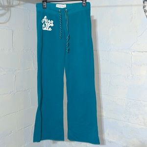 Teal, Aeropostale, lounge pants. Size small. Long.